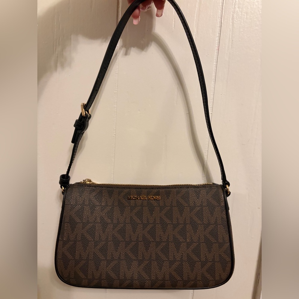 Michael Kors Signature Brown Shoulder Bag